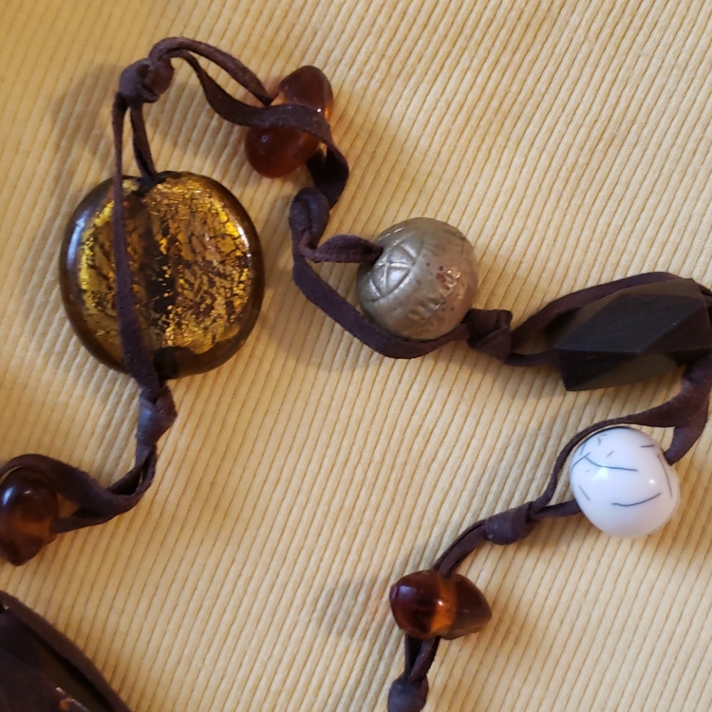 Boho necklace turquoise - Picture 3 of 4